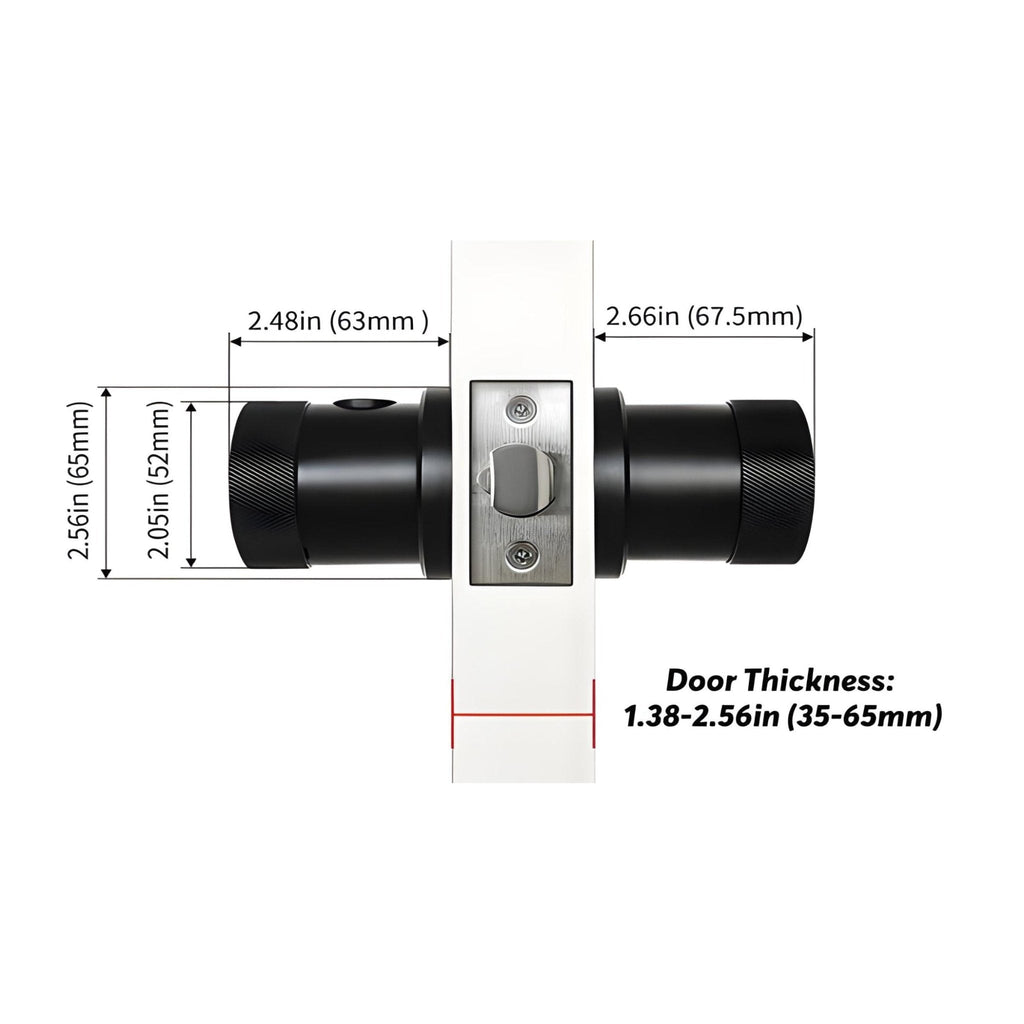 Fingerprint_Door_Knob_black measurements