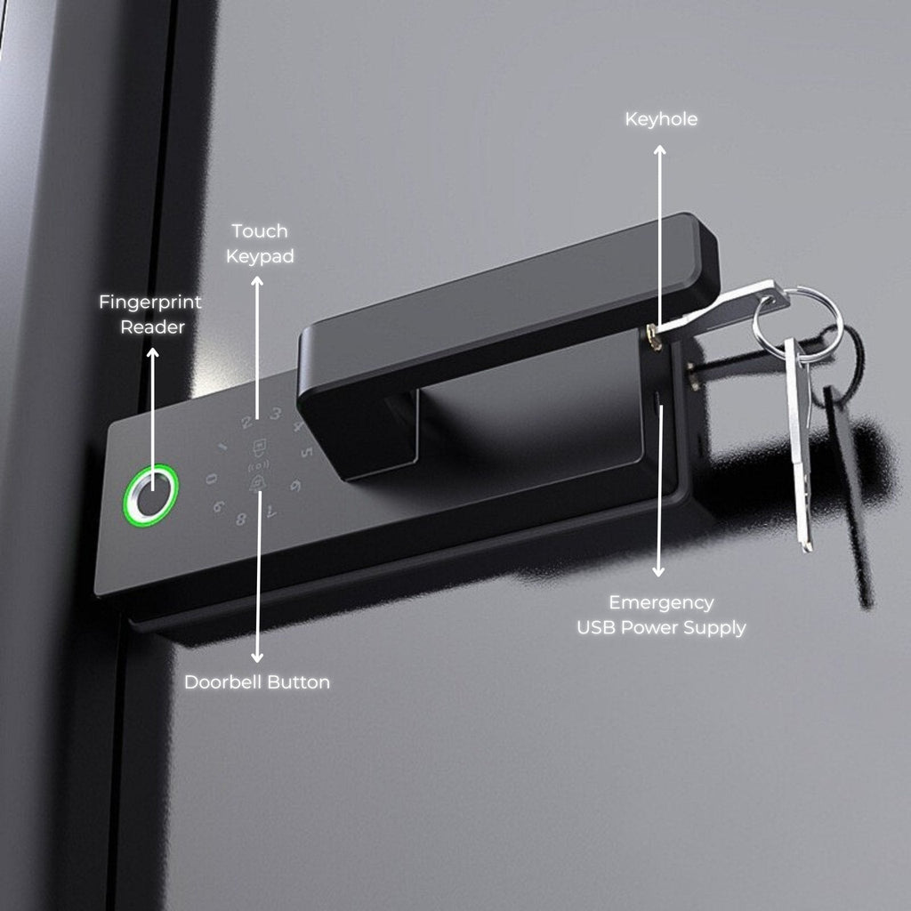 Glass Swing Door Smart Lock