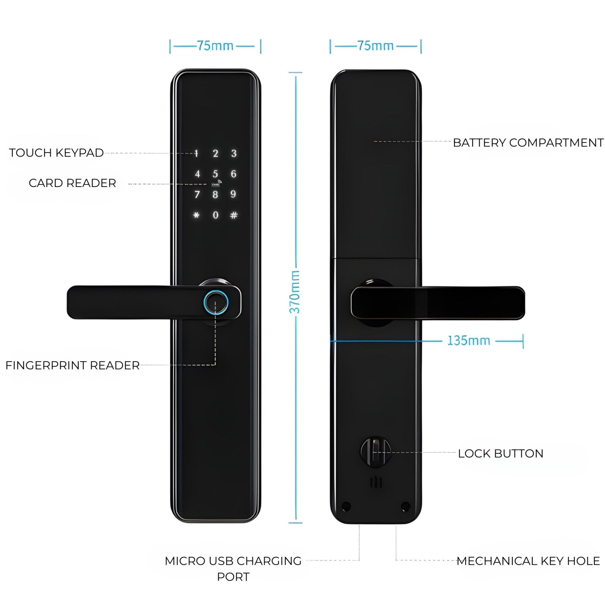 Smart_Door_Lock_Thick_MEASUREMENTS